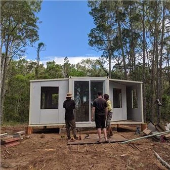 Лесна инсталация Prefab разширяема контейнерна къща